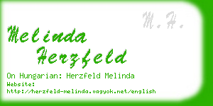 melinda herzfeld business card